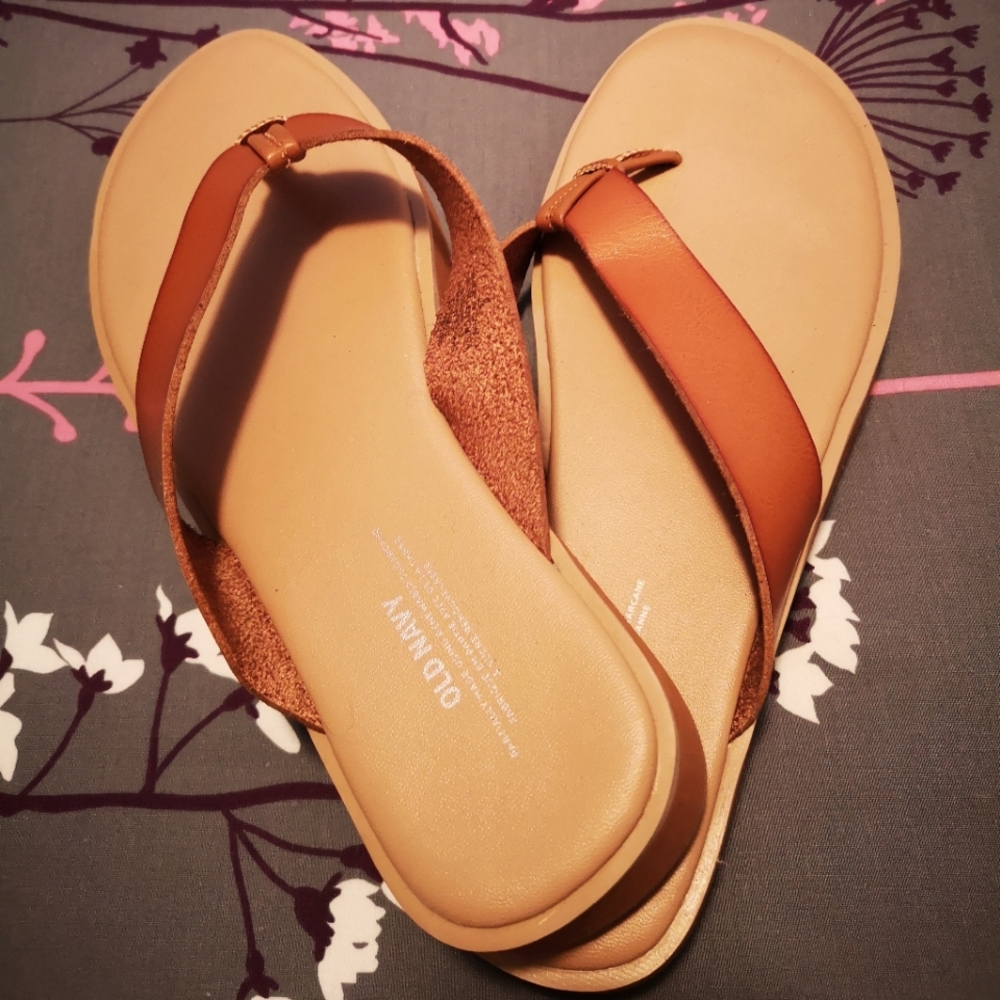Faux Leather Sandals